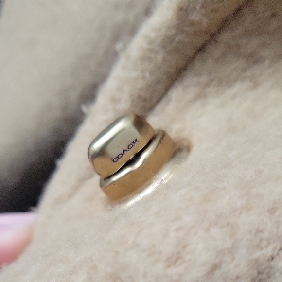 Coach Camel Coat with Gold Button - Picture 4 of 9